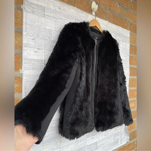 Clover Canyon Chandelier Print Blazer Jacket reversible faux fur medium - Picture 13 of 16